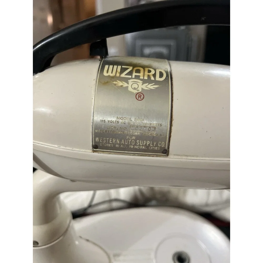 Vintage Wizard 3661 Mixer 115v AC OR 110W DC Tested Works No Attachments Or Bowl